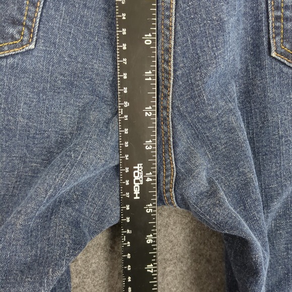 Signature by Levi Strauss Gold Mens Athletic Fit Jeans Dark Wash 40x32 - Picture 13 of 15